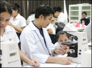 practice biology practice. Cell division
The first year of Thai Traditional
Medicine students