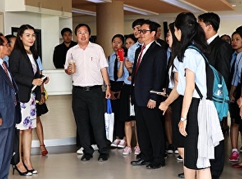 รับรองคณะนักศึกษาและอาจารย์จากมหาวิทยาลัยนอร์ตัน
ที่เดินทางมาศึกษาดูงาน ณ
วิทยาลัยสหเวชศาสตร์