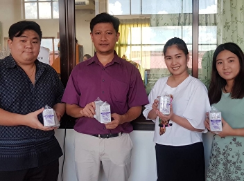College of Allied health Sciences
recives Mosquito repellent for
Samutsongkhram Provincial Public Health
Office