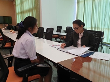Interview day of the first round of TCAS
(Portfolio Round) at Professor Dr.
Adulya Viriyavejjakul’s Hall, Fl.5,
College of Allied Health Sciences