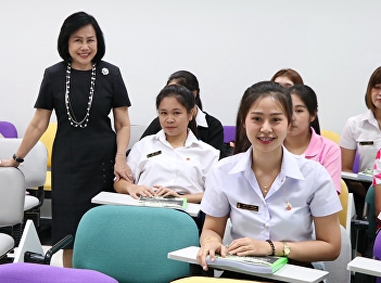 Budget Division at Royal Thai Police for
her special lecture on “Financial
Accounting and Tax System” that shared
to our 3rd year students of Department
of Medical and Public Health Secretary.