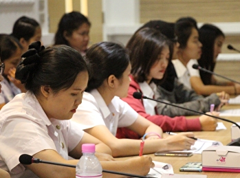 Planning and Quality Assurance led the
Clarification Meeting: Start-Up Academy
2019 (Aomsin Yuwabhat Rak tin) presented
by Government Bank Saving at Health
Rehabilitation Center