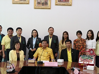 Welcoming faculty members from the
Faculty of Science and Technology
Phranakhon Rajabhat University