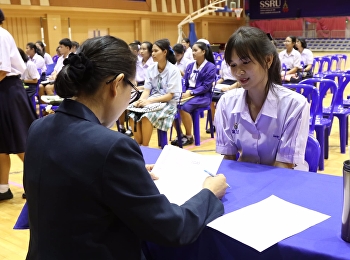 บรรยากาศการสอบสัมภาษณ์ TCAS รอบ 3
(วันที่ 14 พ.ค.2562) ณ
มหาวิทยาลัยราชภัฏสวนสุนันทา