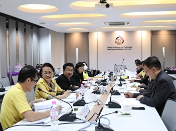 program lecturers attend the Internal
Quality Assurance for Self-Assessment
toward the ASEAN University Network
Quality Assurance (Curriculum level)