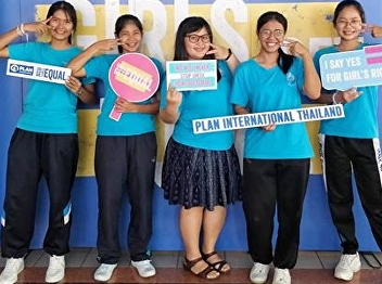 International Girls' Day event and
selected to receive Seed Funds to
organize equality promotion activities
under the Girls Get Equal campaign.