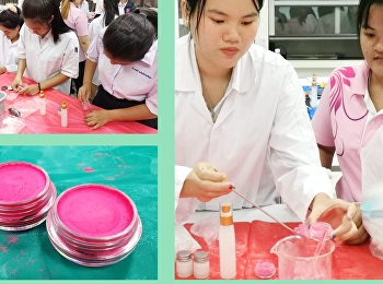 Welcoming students from Satasamut School
Samut Songkhram Province In
participation in work experience (work
experience). The branch has taught
science