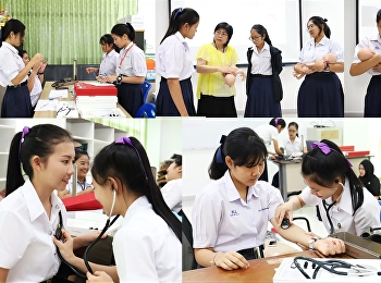 นักเรียนโรงเรียนศรัทธาสมุทร
และนักศึกษาเข้าร่วมกิจกรรมในโครงการฝึกประสบการณ์
(work experience)